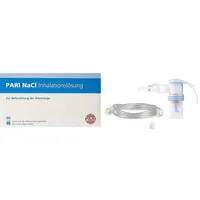 PARI NaCl Inhalationslösung, 2 x 60 Stück | 2er Pack & 023G3510 COMPACT2 Year Pack, 100 g