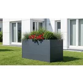 Weka Metall Hochbeet Gr. L 150 x 75 x 77 cm Anthrazit