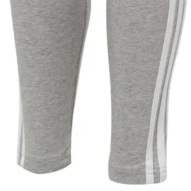 adidas Essentials 3-Streifen Cotton Leggings Mädchen Tights, grau