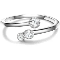 Glanzstücke München Ring Sterling Silber Zirkonia in silber | Gr.: 60