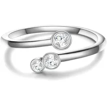 Glanzstücke München Ring Sterling Silber Zirkonia in silber | Gr.: 60