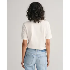GANT Slim Shield Kurzarm-poloshirt Eggshell XS