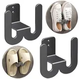 LaBlanc – 2er-Set Schuhregale aus Metall zur Wandmontage – Schuhregal zum Aufhängen ohne Bohren – Wandmontage – Schuhhalter für