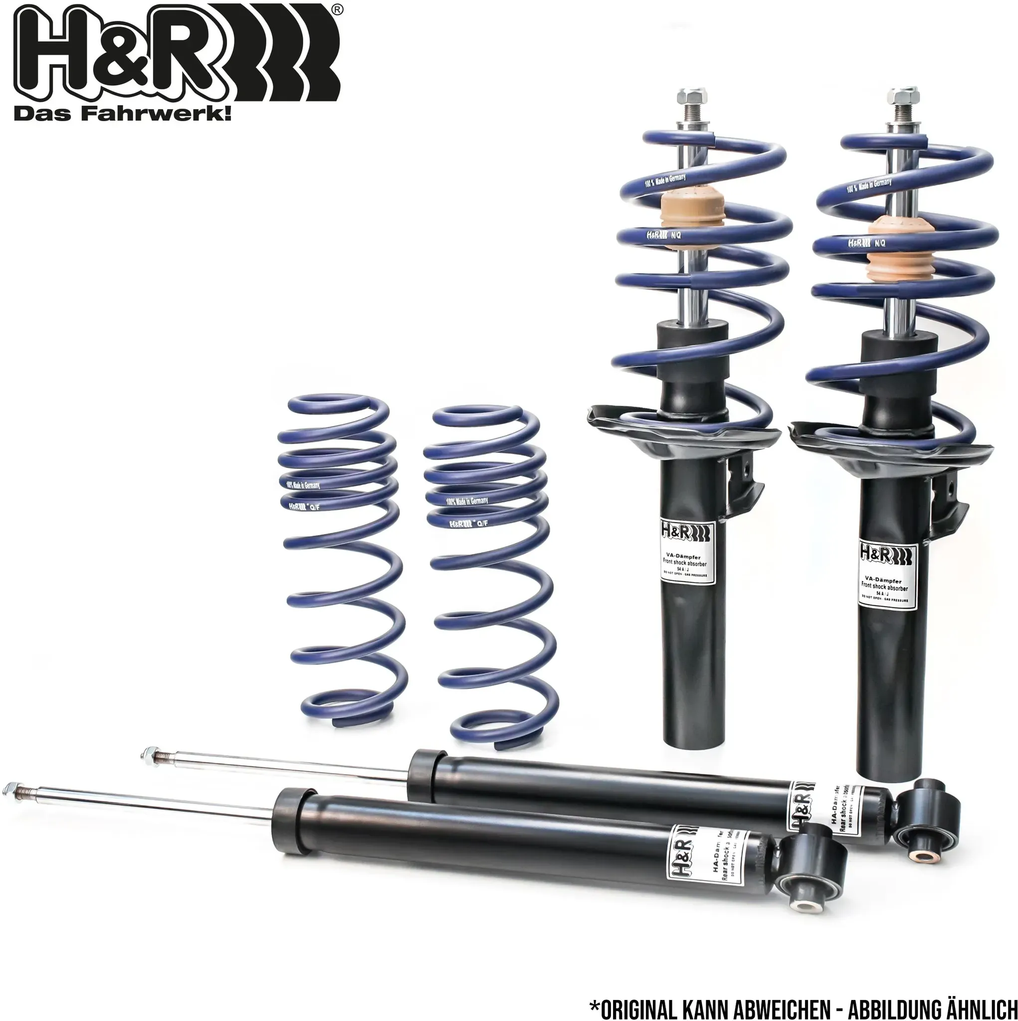 H&R Fahrwerkssatz, Federn/Dämpfer Cup-Kit Komfortfahrwerke/Cup-Kit Comfort-Suspensions  für VW SEAT 41840-11