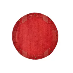 THEKO Wollteppich  Denver , rot , Wolle , Maße (cm): B: 150 H: 1,6