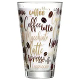 Ritzenhoff & Breker Latte-Macchiato-Glas, Glas braun