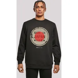 Kapuzenpullover F4NT4STIC "Made in Japan", Herren, Gr. XL, schwarz, Obermaterial: 50% Baumwolle, 50% Polyester, casual, relaxed fit, Rundhals, Langarm, Pullover, Print