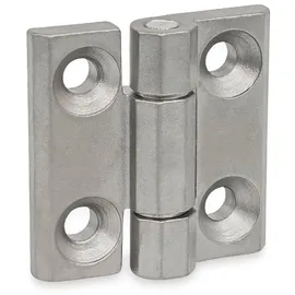 Ganter Normelemente Schwerlastscharniere, Edelstahl 237.3-NI-50-50-A-GS