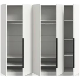 Livetastic Kleiderschrank KOPENHAGEN 200 x 181 x 52 cm Weiß