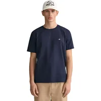 GANT Reg Shield Kurzarm-T-Shirt Evening Blue S