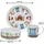 VAN WELL Kindergeschirr Set 3-teilig Fuchs und Freunde