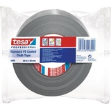 Tesa Gewebeband tesaband® Stand.4688 silber-matt L.50m B.50mm Rl.TESA