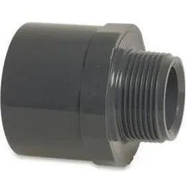 Magni Magni, Zubehör Sanitärinstallation, PVC-U Übergangsnippel 25/32 mm x 1 Klebemuffe/Klebestutzen x