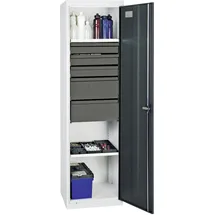 stumpf metall Werkzeug und Materialschrank 3000 RAL 7035/7016 5 Schubladen 2 Wannen