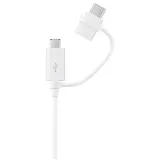 Samsung Datenkabel Micro-USB zu USB-A inkl USB-C Adapter - bulk
