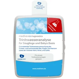 medivere diagnostics Trinkwasseranalyse für Säuglinge und Babys Basis 1 St.