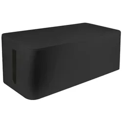 LogiLink Kabelbox groß 407x157x133,5mm Kabelmanager Büro Zuhause Schwarz