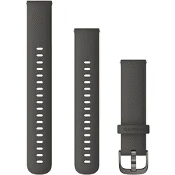 Garmin Schnellwechsel-armband, Silikon graphit/schiefer 18 mm