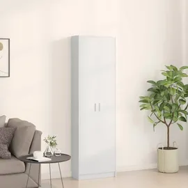 vidaXL Kleiderschrank mit Regal 55 x 189 x 25 cm Weiß