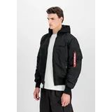 Alpha Industries Ma-1 Zh Back Print Jacke Black / White L