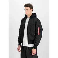 Alpha Industries Ma-1 Zh Back Print Jacke Black / White L