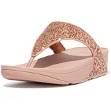 FitFlop Damen Lulu Glitter Toe-thongs Keilsandale, Rose Gold, 37 EU