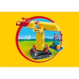 Playmobil 1.2.3 Baukran 70165