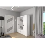 Küchen-Preisbombe Drehtürenschrank Elena 176 x 190,5 x 53 cm Weiß
