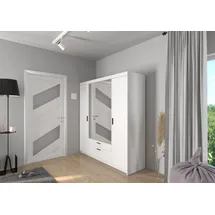 Küchen-Preisbombe Drehtürenschrank Elena 176 x 190,5 x 53 cm Weiß