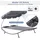 Outsunny Doppelliege 200 x 170 x 134 cm Grau
