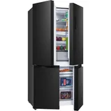 Hanseatic Multi Door HCDA19090CBI, 190,5 cm hoch, 91,0 cm breit, NoFrost, Multizone, Display, Türalarm schwarz