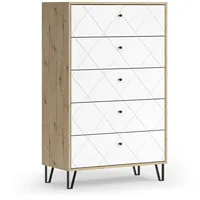 Vicco Kommode Nizza, mit 5 Schubladen