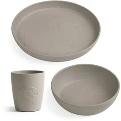 Sebra - MUMS Kindergeschirr-Set, jetty beige (3-tlg.)