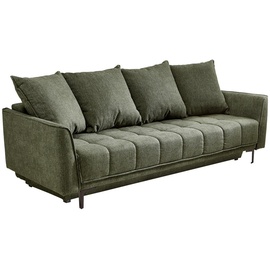 GUTMANN FACTORY Schlafsofa Level, Grün, Textil, Uni, 3-Sitzer, Füllung: Schaumstoff, 235x70x108 cm, Stoffauswahl, Kinder- & Jugendzimmer, Jugendmöbel, Jugendsofas