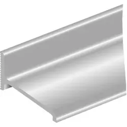 ELLEN Wasserschenkel ALD-A z. schr. Alu silber L5000, Sh. 21, Ausl. 35