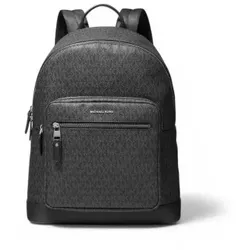 Michael Kors für Herren. 33F0LHDB2U Hudson Logo Rucksack schwarz (OSFA), Lässig, Segeltuch