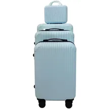 NTK-Collection Frenzi Koffer-Set 4-tlg. blau/silber