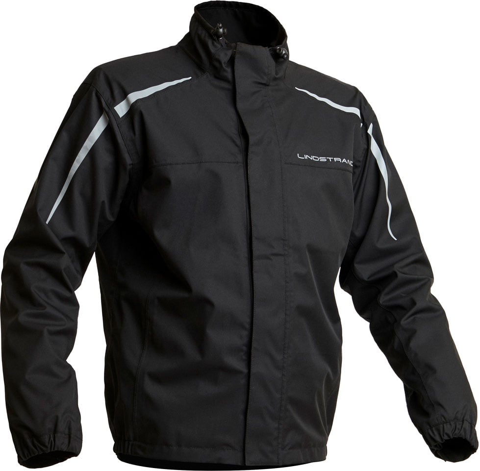 Lindstrands DW+, veste de pluie unisexe - Noir - XS