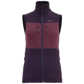 Devold of Norway Egga Grid Merino Weste - Ink / Offwhite - XL