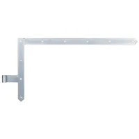 GAH Alberts Alberts Tor-Winkelband spitz, oben, 400x800mm ⌀16mm