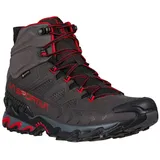 La Sportiva Ultra Raptor II Mid Leather GTX Herren carbon/tango red 41 1/2