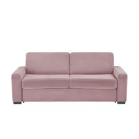 Switch Schlafsofa aus Cord Vanila ¦ rosa/pink ¦ Maße (cm): B: 220 H: 87 T: 98