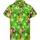 King Kameha Funky Hawaiihemd Kids Kinder Jungs, Kurzarm, Print Pineapple Flowers, Grün, 2 - 2 Jahre