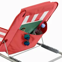 Oviala Business 2er-Set Clic Clac des plages aus Textilene Mango