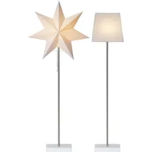Star Trading Moa 3D Papierstern Weihnachten Silber
