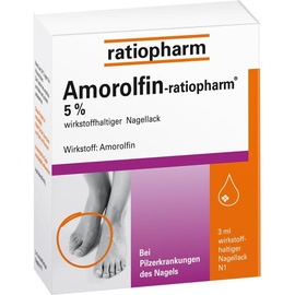 Ratiopharm Amorolfin-ratiopharm 5% wirkstoffh. Nagellack