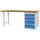 Bedrunka+Hirth Reihenwerkbank Breite 2.000 mm R 24-24 2x Schubladenblock mit je 4x Schublade BxTxH 2.000x750x859 mm, + Hirth Kastenwerkbank, BxHxT: 200 x 859 x 750 X