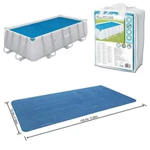 BESTWAY Flowclear PE Solarabdeckplane 380 x 180 cm blau