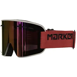 Marker SMOOTH Operator L Skibrille - Red - Wine Gold