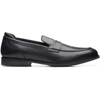 Clarks Bradish Ease Lederschuhe in Schwarz, Schwarz, 39.5 EU